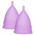 thumbnail image 2 of Juego de copas menstruales, copas menstruales originales y auténticas, copas menstruales reutilizables, copas menstruales de alto rendimiento, 2 of 14