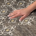 thumbnail image 3 of Addison Rugs Dream Shag Premium Machine Washable Transitional Tribal, Boho Brown Round Rug, 8' x 8', 3 of 8