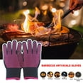 thumbnail image 4 of QHUDLV 1 PAIR Extreme Heat Resistant Gloves BBQ Grilling Cooking 1472 Mitts Glove, 4 of 9