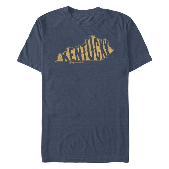 Men's Lost Gods Kentucky Map Graphic T-Shirt