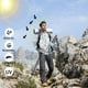thumbnail image 4 of Camisas WELIGU para hombre con protección solar, camisa de pesca para hombre, UPF 50+, que absorbe la humedad, rashguard, natación, correr, blanco y negro, XL, 4 of 6