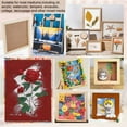 thumbnail image 6 of 4Pcs Unfinished Wood Canvas Panel 8x8 Inch Square Wood Board 0.5 Inch Thick Blank Wood Canvas Boards Wood Panel Boards Wood Board for DIY Tabletop Display DIY Painting Craft Projects, 6 of 6