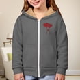 thumbnail image 2 of EnJoCho Unisex Boys Girls Zip Up Hoodie Oversized Long Sleeve Hooded Sweatshirt Casual Y2K Jacket Winter Clothes Street Fashion, 2 of 7