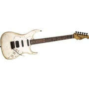 AXL Badwater Electric Guitar, Off White Antique AS-820-WO