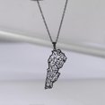 thumbnail image 3 of Lebanon Hollow Out Design Map Necklace for Women Men Liban Islam Letter Stainless Steel Necklaces Jewelry Birthday Party Gift, 3 of 5