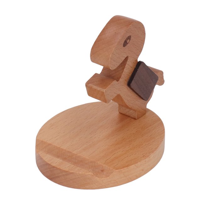 Soporte Para Teléfono Móvil, Material De Haya, Soporte De Escritorio De Madera Delgado Ligero Para Teléfono Inteligente, 2 Juegos Para Oficina ANGGREK Cute Horse Cellphone Holder