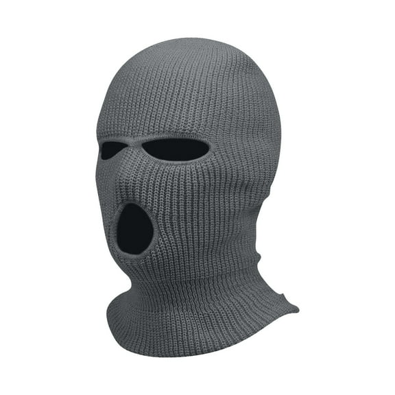 Winter 3 Holes Ski Mask Motorcycle Windproof Full Face Knit Hats Ski Mask Men Warm Wool Balaclava embroidery Winter Knitted hats