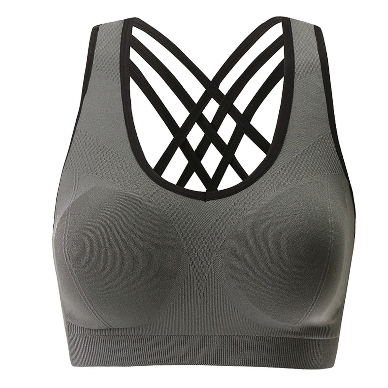 Jtckarpu Women's Plus Size Women Sports Bra Sports Bras Compression Running  Front Button High Support for Large Bust Straps, Grey, XX-Large :  : Clothing, Shoes & Accessories