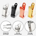 thumbnail image 3 of 20Pcs Multipurpose Reverse Clamp with Hanging Hole Document Organiser Clamp For Home Improvement Metalworking Project, 3 of 9