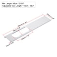 thumbnail image 2 of Ventana Deslizamiento Sellado Placa Kit 55cm a 110cm Ajustable Longitud AC Ventilación Accesorios para Portátil Aire Acondicionado, 2 of 7