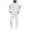White, variant on Yghzkop Men's Hooded Tracksuit 2 Piece Set Pullover Hoodie with Pockets and Jogger Pants Drawstring Waist Casual Streetwear Outfit Athletic Training Sportswear Lounge Suit
