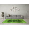 thumbnail image 3 of Ahgly Company Indoor Rectangle Oriental Green Industrial Area Rugs, 8' x 10', 3 of 4