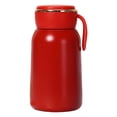 thumbnail image 3 of Vacuum Insulated Stainless Steel Water Bottle - 10oz Double-Wall Tumbler with Leak-Proof Lid - Red, 3 of 9
