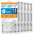 thumbnail image 2 of LotFancy 10x20x1 Air Filters, MERV 13 Pleated HVAC AC Furnace Air Filters, 6 Pack, 2 of 9