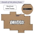 thumbnail image 6 of Holaura 2 Pack Family 8 Opening Picture Frames Collage Wall Decor for 4x6 Pictures Ashes, 6 of 7