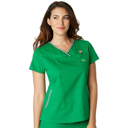 Clearance koi by General Mills Women's Ashley Crossover V-Neck Solid Scrub Top