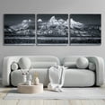 thumbnail image 4 of Epic Art 'Teton Pano Above Clouds - Grand Teton National Park' by Darren White, Acrylic Glass Wall Art, 3 Piece Set, 108" x 36", 4 of 8
