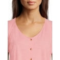 thumbnail image 4 of Time and Tru Women's Peplum Top, Sizes XS-XXXL, 4 of 5