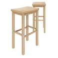 thumbnail image 3 of Now Furniture 30" Bar Stool, Set of 2 Wooden Backless Bar Height Kitchen Stool, Blonde, 3 of 8