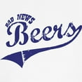 thumbnail image 3 of CafePress - Bad News Beers Baseball Jersey - Cotton Baseball Jersey, 3/4 Raglan Sleeve Shirt, 3 of 4