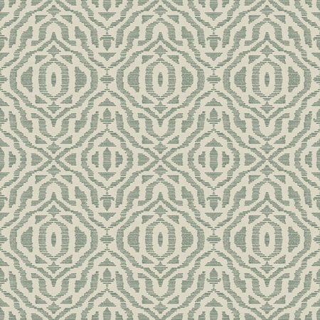Mainstays Green Ikat Peel and Stick Wallpaper 30.75 Sq. ft, 1 Count