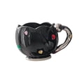 thumbnail image 4 of DOLITY Ceramic Cup 400ml Morning Cup Ceramic Latte Mug for Latte Desktop Home black, 4 of 9