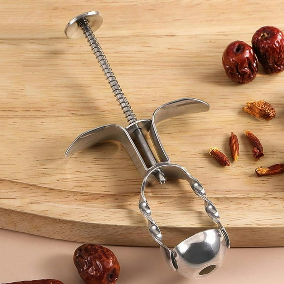 Stainless Steel Red Dates Jujube Pitter Cherry Olive Corer Home Kitchen Fruit Core Remover Seed Push Out Tool Accessories