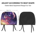 thumbnail image 2 of Kawaii Kirby Car Headrest Cover Decor Vehicles Seat Pillow Cover Protector Accessories Auto Front/Rear Seats Head Rest Cover Universal Fit Most Cars Sedan SUV Van, 2 of 7
