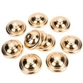 thumbnail image 1 of FUTUREORYY 10Pcs Premium Metal Ceiling Plate Cover for Pendant Light Fixtures in Golden Finish, 1 of 5
