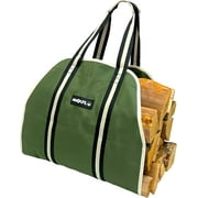 Firewood Carrier Heavy Duty Firewood Holder Tote Log Holder Premium Firewood Tote Fireplace Accessories Wood Basket for Fire Logs Firewood Log Carrier