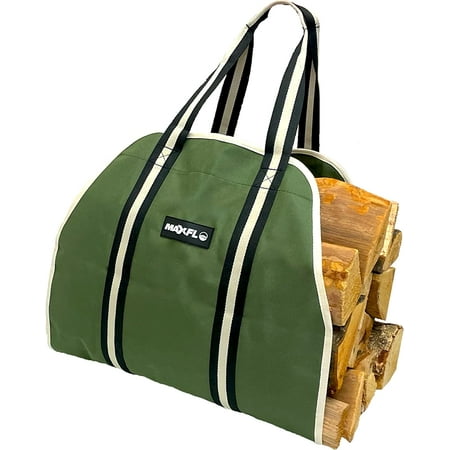 Firewood Carrier Heavy Duty Firewood Holder Tote Log Holder Premium Firewood Tote Fireplace Accessories Wood Basket for Fire Logs Firewood Log Carrier