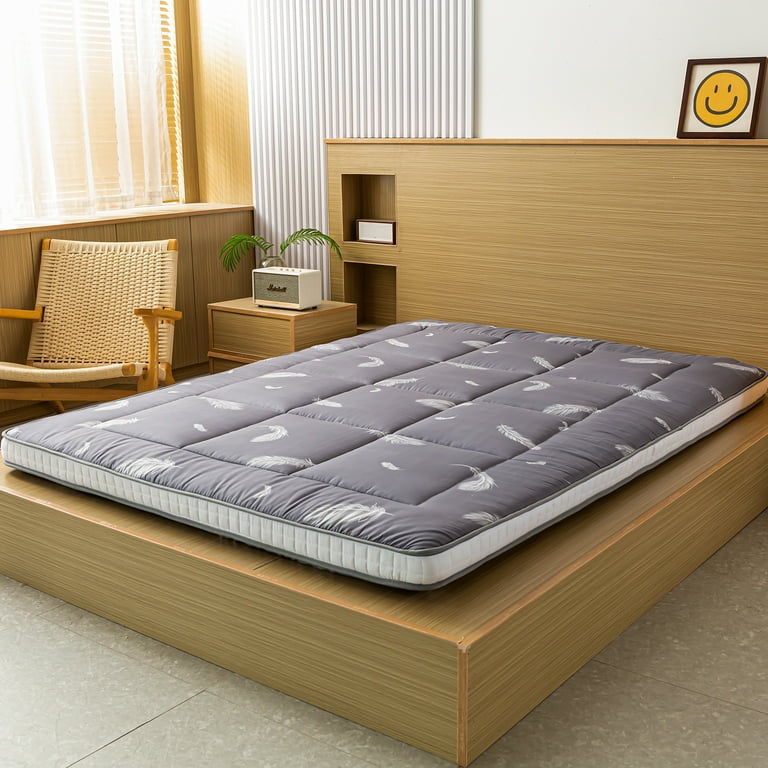 Latex Mattress Topper Memory Foam Mattress King Size Massage Beds &  Furniture Japanese Futon To Sleep Tatami Viscoelastic - AliExpress