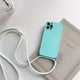 thumbnail image 1 of Funda de teléfono de silicona líquida con correa de collar cruzado, cordón para iphone 14, 13, 12 Mini, 11 Pro, X, XR, XS Max, 6, 6s, 7, 8 Plus, 1 of 4