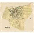 thumbnail image 2 of Stone 29x26 Gold Ornate Wood Framed with Double Matting Museum Art Print Titled - Oswego New York Plat - Stone 1866, 2 of 4