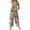 #01Khaki, variant on Casual Jumpsuits for Women Halloween Bat Pumpkin Ghost Cute Print Women's Jumpsuits Rompers Overalls Yellow M