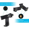 thumbnail image 5 of Acuvar Heavy Duty Rotating Smartphone Tripod Mount. Fits iPhone 11, 11 Pro, Max, 12, 12 Pro, 12 Pro Max, 13, 13 Pro, 13 Pro Max, 14, SE, 15, Samsung Galaxy, Flip, Fold,  Android, etc., 5 of 10