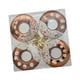 thumbnail image 3 of 4 piezas de adornos de donut para de Navidad, de 2,7 de diámetro, para decoración navideña, para chimenea, puerta, ventana y pared, ligeros Café, 3 of 8