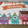 thumbnail image 6 of Ambesonne Cartoon Place Mats Set of 4, Birthday Party with Animals, Standard Size, Multicolor, 6 of 6