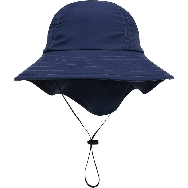 Moning Toddler Sun Hat UPF 50 Sun Protection Fishing Hats for Boys Girls, Toddler Unisex, Size: One size, Blue