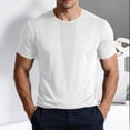 thumbnail image 5 of Lenpel Men's Big and Tall Shirts Short Sleeve Crew Neck Quick Dry Breathable Athletic T-Shirts Sports Casual Tee Tops, 5 of 7