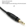 thumbnail image 3 of Cable De Resorte De Extensión Para Auriculares, Cable De Sonido Con Resorte Para Auriculares, Fuerte Antiinterferencia, Mecanismo De Bloqueo OFC TPE De 140-330 Cm Con Convertidor, 3 of 7