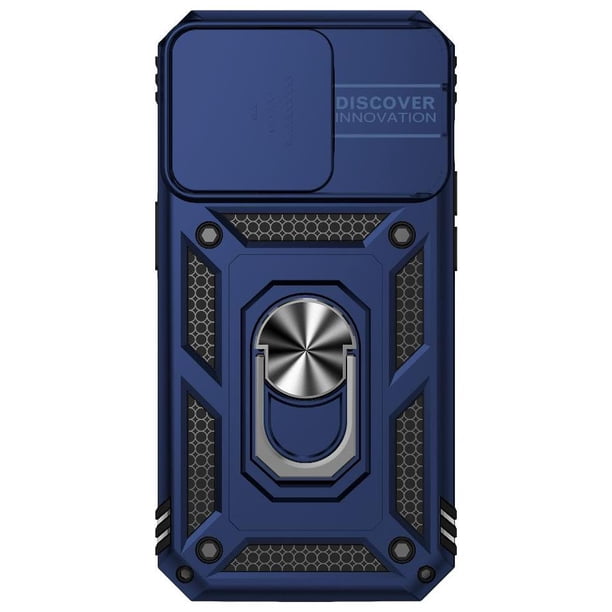 Estuche GANGXUN para iPhone 14 Pro, soporte giratorio 360°, estilo mecánico y magnético