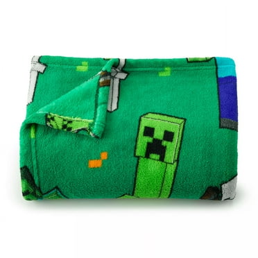 Minecraft Floating Mobs 46" x 60" Throw Blanket