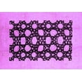 thumbnail image 1 of Ahgly Company Indoor Rectangle Oriental Purple Traditional Area Rugs, 6' x 9', 1 of 4