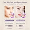 thumbnail image 5 of Full Coverage Creamy Foundation – 24h Long-Lasting Waterproof, Smooth & Even-Looking Base, Suitable for Oily, Dry & Combination Skin, Compact & Travel-Friendly (Ivory, 2PCS), 5 of 8