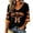 Black #27, variant on DORKASM Women's Fall for Jesus He Never Leaves Christian T-Shirt | Autumn Faith Graphic, Bible Verse Print, V-Neck Style Yellow XL