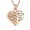 Rose Golden, variant on Personlized Always on My Mind Forever in My Heart - Crystal Angel Wing Heart Stainless Steel Urn Pendant for Cremation Ashes of Loved One