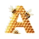 thumbnail image 5 of Colgante de panal pequeño con 26 letras en inglés para bebé volador, colgante plano de acrílico para coche, colgante decorativo para el hogar con abejas Akmoler, 5 of 8