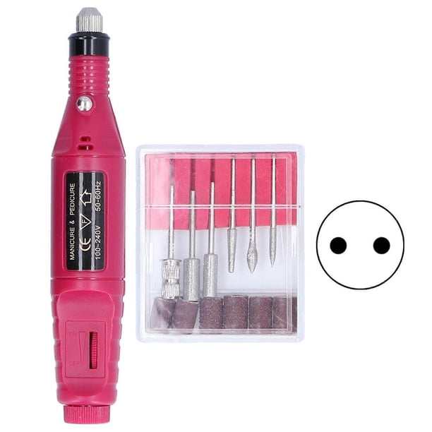 Electric Nail Polishing Machine Mini File Drill Kit Manicure Pedicure Shape Tools 100-240VEU Plug