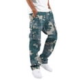 thumbnail image 1 of Men's Cargo Jogger Pants Elastic Waist Work Trousers with Drawstring and Multiple Utility Pockets for Casual Outdoor Wear and Comfort Durable Fabric Design, 1 of 6